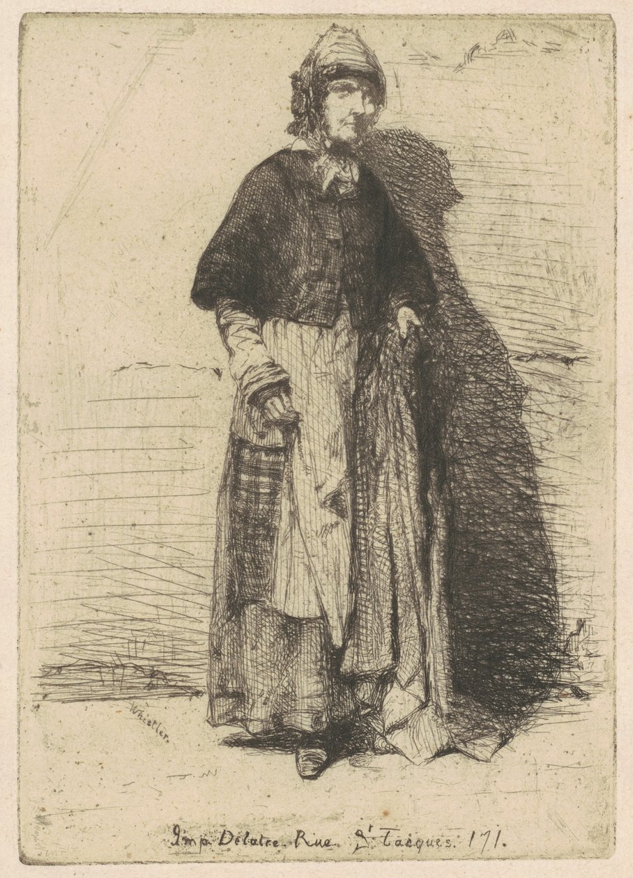 Äiti Gerard, 1858. tekijältä James Abbott McNeill Whistler