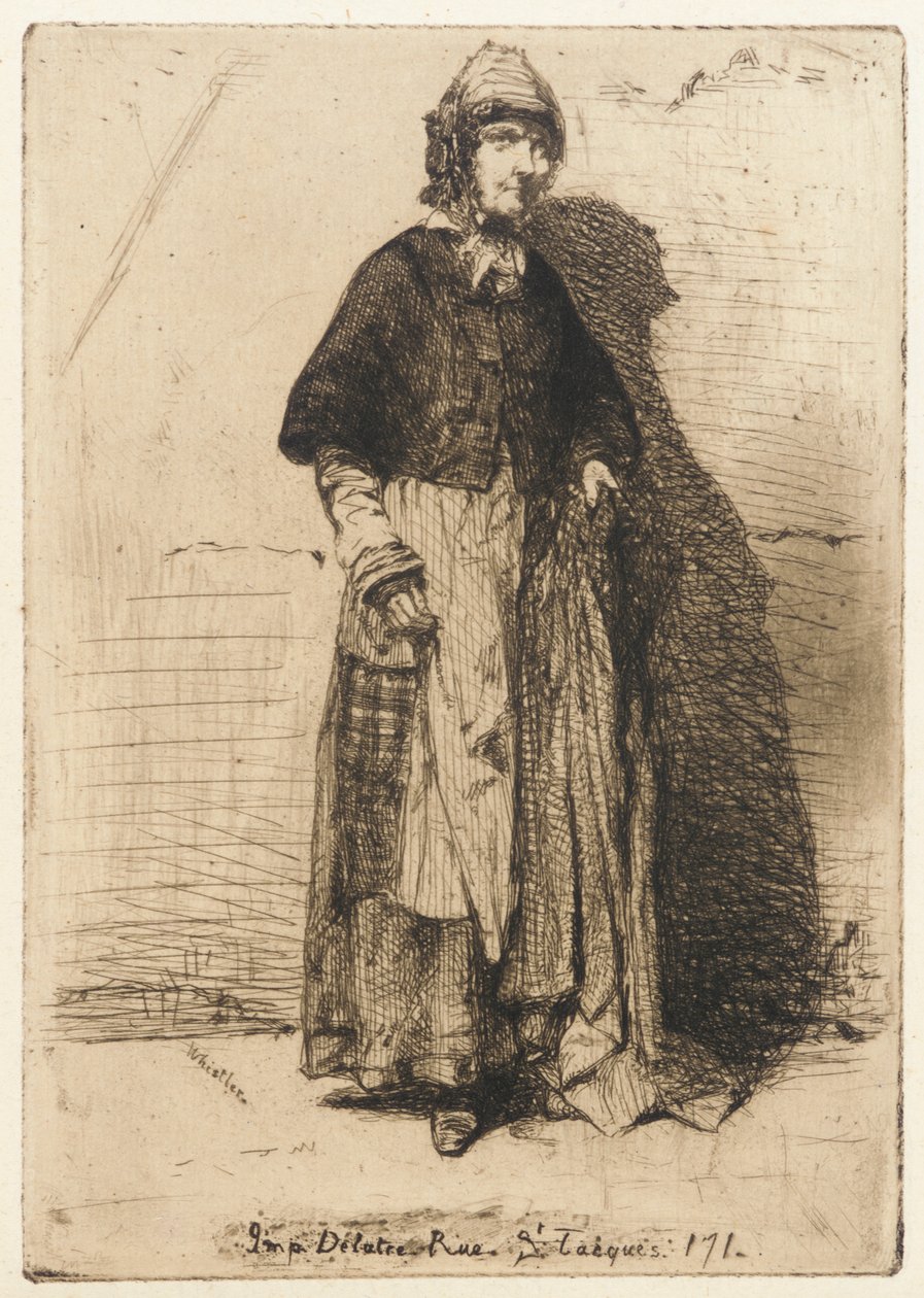 Äiti Gerard, 1858. tekijältä James Abbott McNeill Whistler