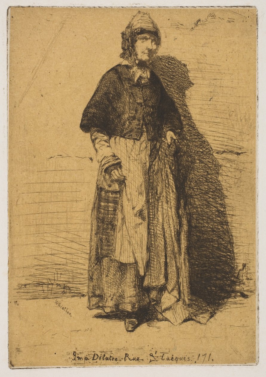 Äiti Gerard, 1858. tekijältä James Abbott McNeill Whistler