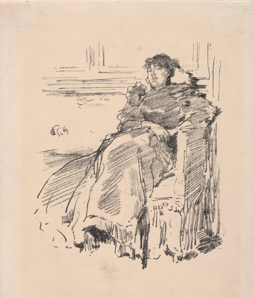 Punainen mekko, 1894. tekijältä James Abbott McNeill Whistler