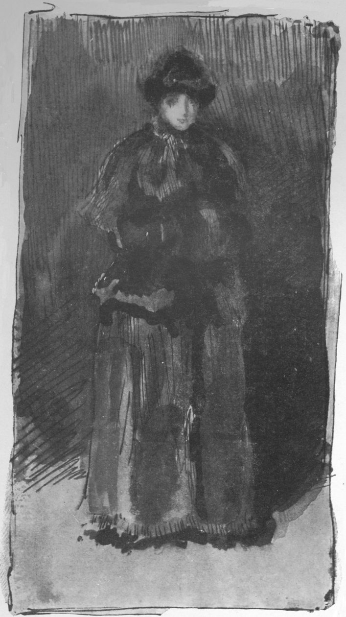 Lady Meux, c1882, 1904 tekijältä James Abbott McNeill Whistler
