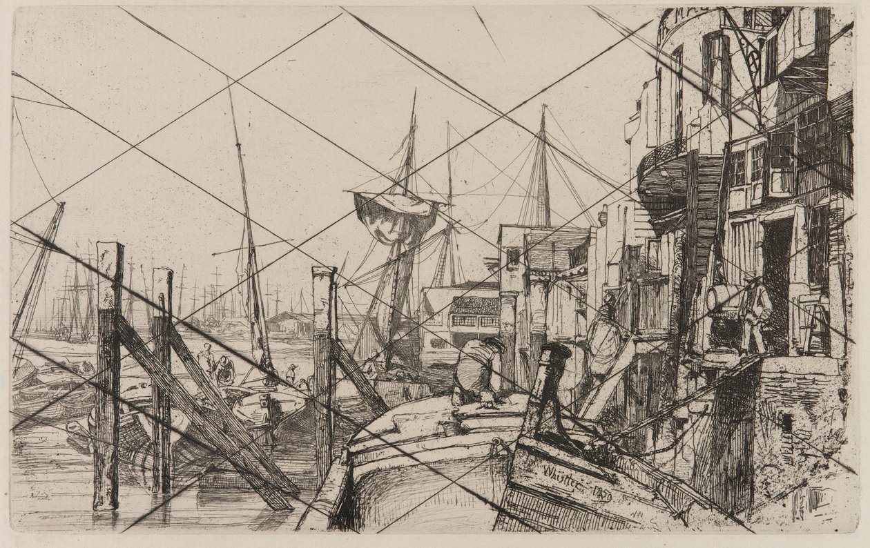 Limehouse, 1859. tekijältä James Abbott McNeill Whistler