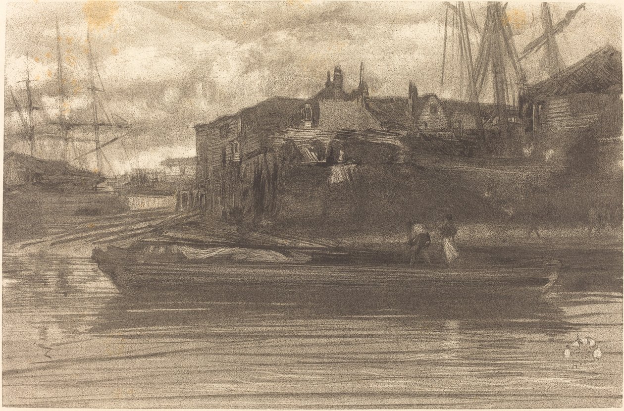 Limehouse, 1878. tekijältä James Abbott McNeill Whistler