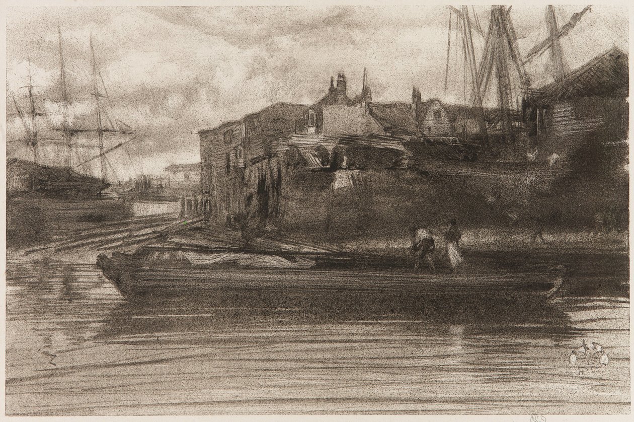 Limehouse, 1878. tekijältä James Abbott McNeill Whistler