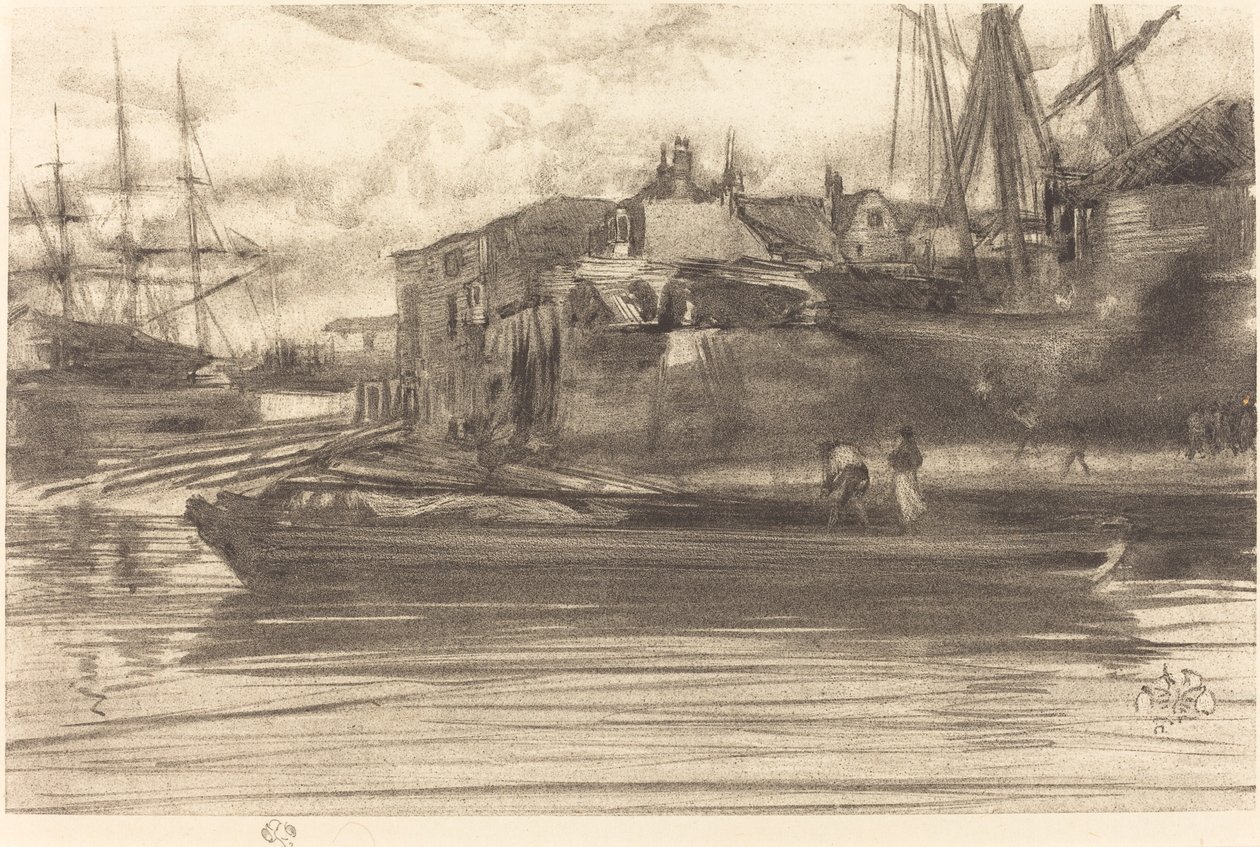 Limehouse, 1878. tekijältä James Abbott McNeill Whistler