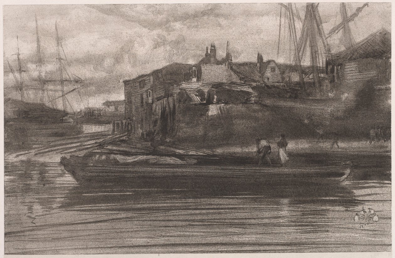 Limehouse, 1878. tekijältä James Abbott McNeill Whistler