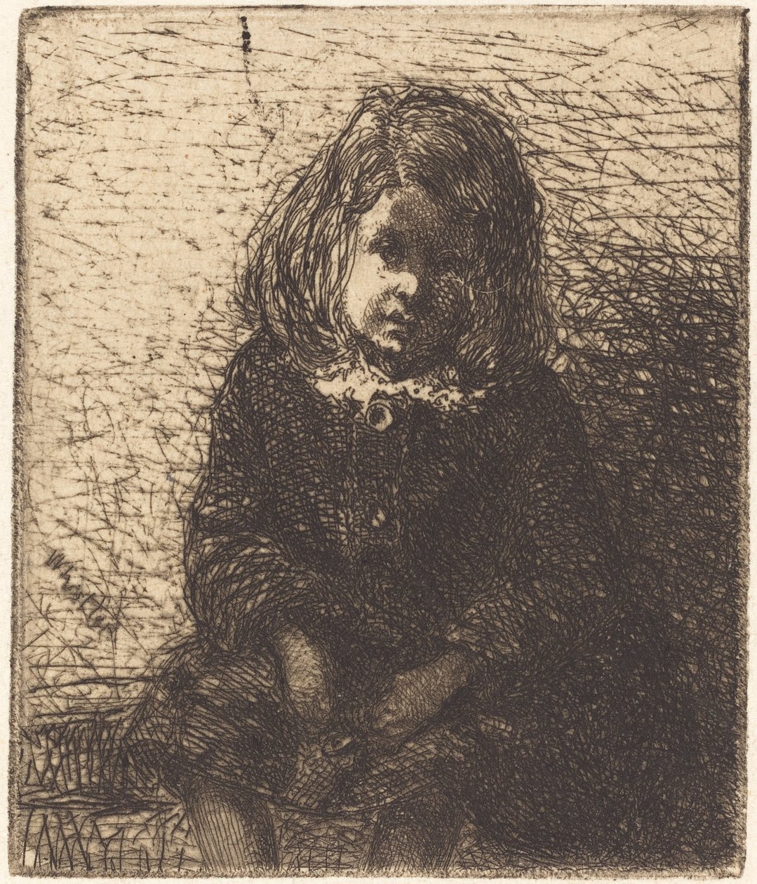 Pikku Arthur, n. 18571858. tekijältä James Abbott McNeill Whistler
