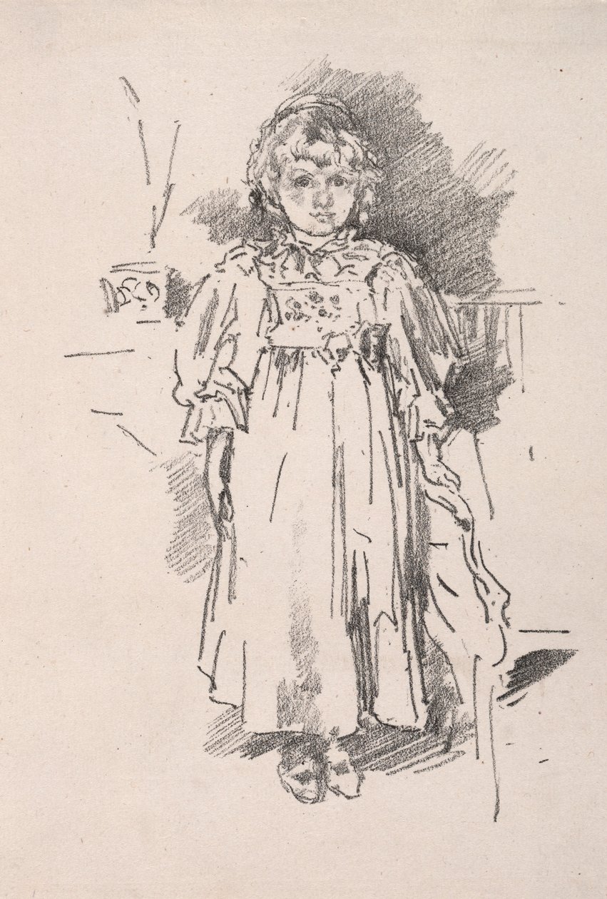 Pikku Evelyn, 1896. tekijältä James Abbott McNeill Whistler