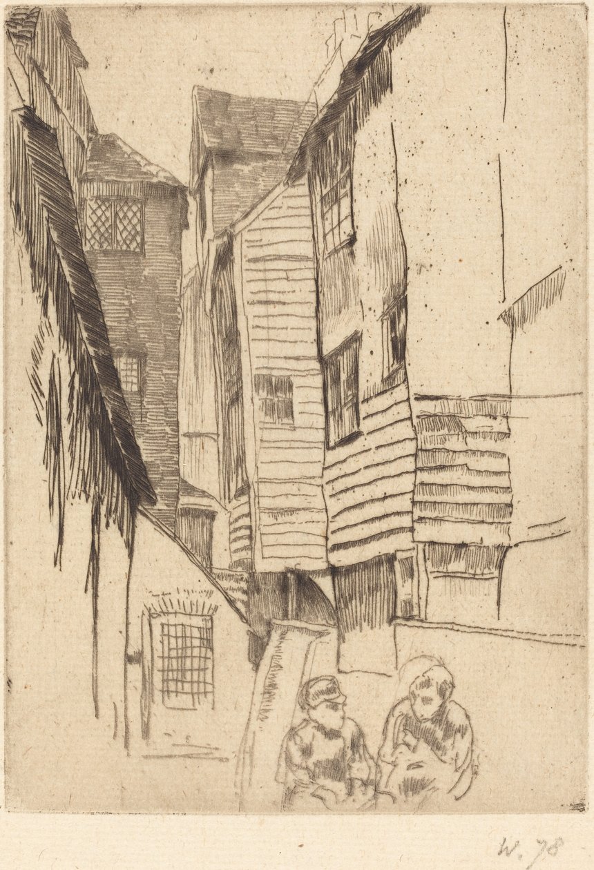 Little Smithfield, n. 1877. tekijältä James Abbott McNeill Whistler