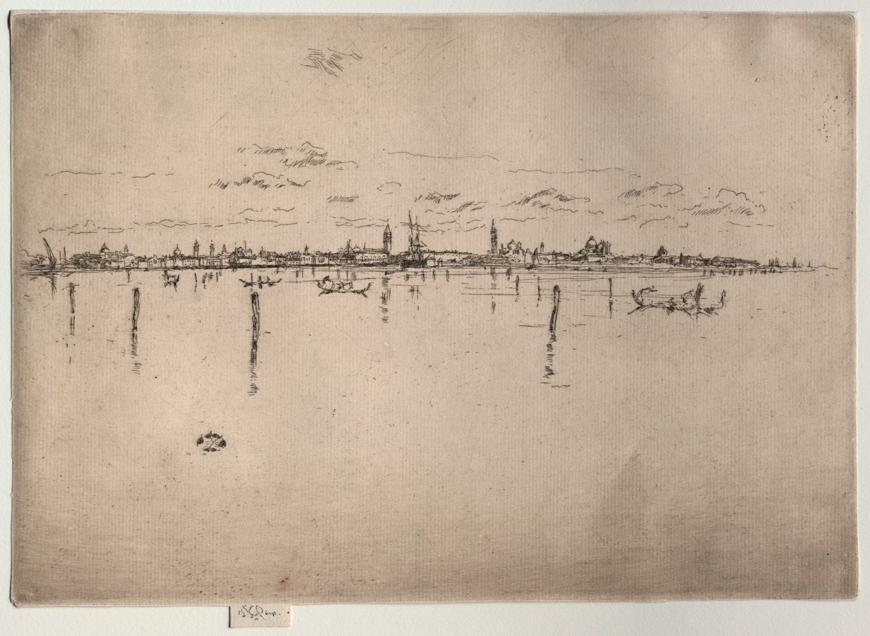Pikku Venetsia, 1880. tekijältä James Abbott McNeill Whistler