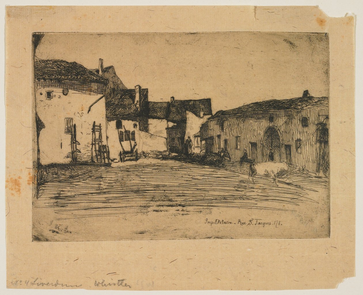 Liverdun aus Zwölf Radierungen aus der Natur tekijältä James Abbott McNeill Whistler