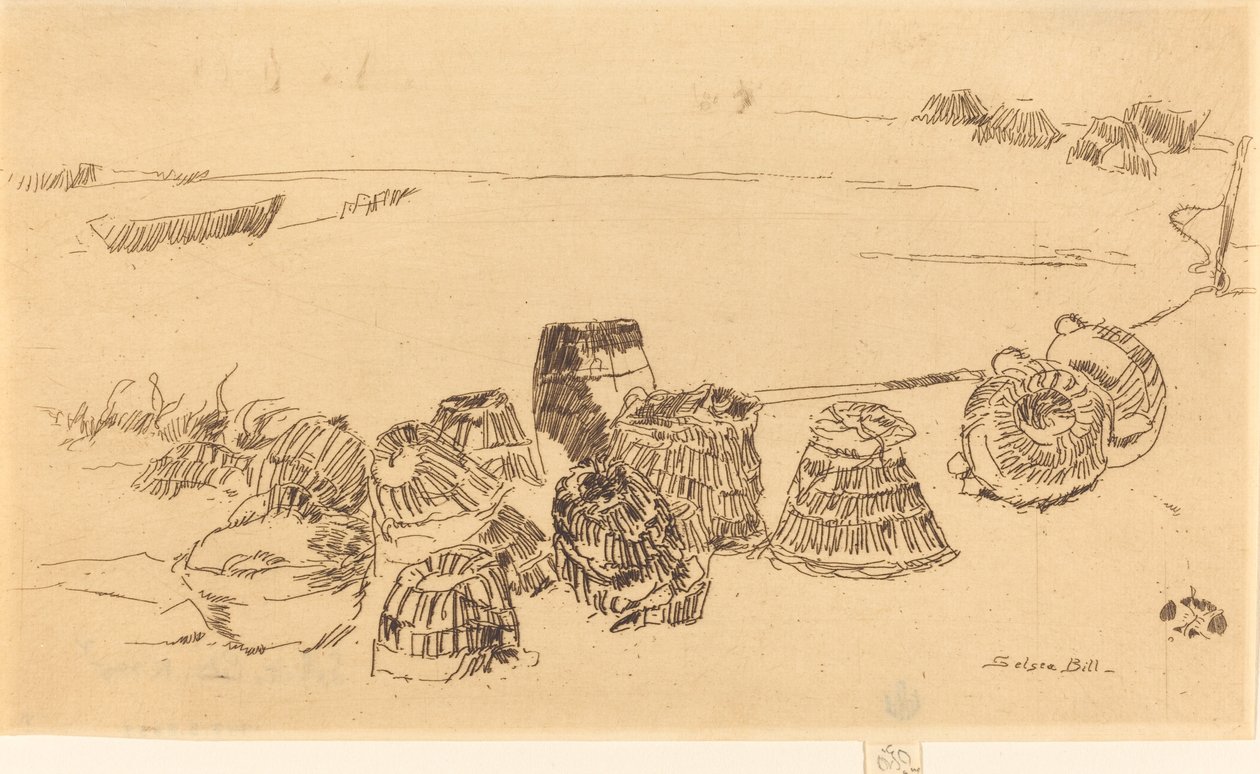 Lobster-Pots, c. 18801881. tekijältä James Abbott McNeill Whistler