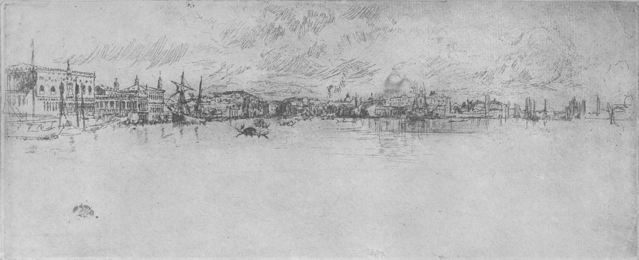Pitkä Venetsia, 1880, 1904 tekijältä James Abbott McNeill Whistler