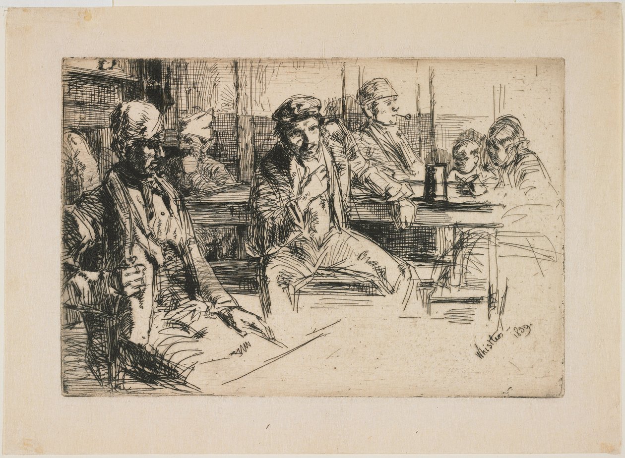 Satamatyöläiset tekijältä James Abbott McNeill Whistler