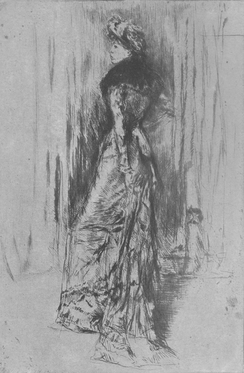 Maude, c1876, 1904 tekijältä James Abbott McNeill Whistler