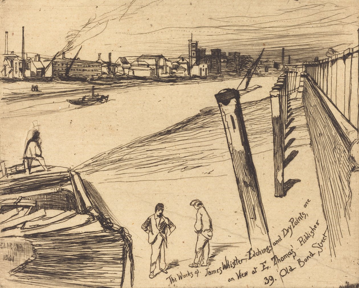 Millbank, 1861. tekijältä James Abbott McNeill Whistler