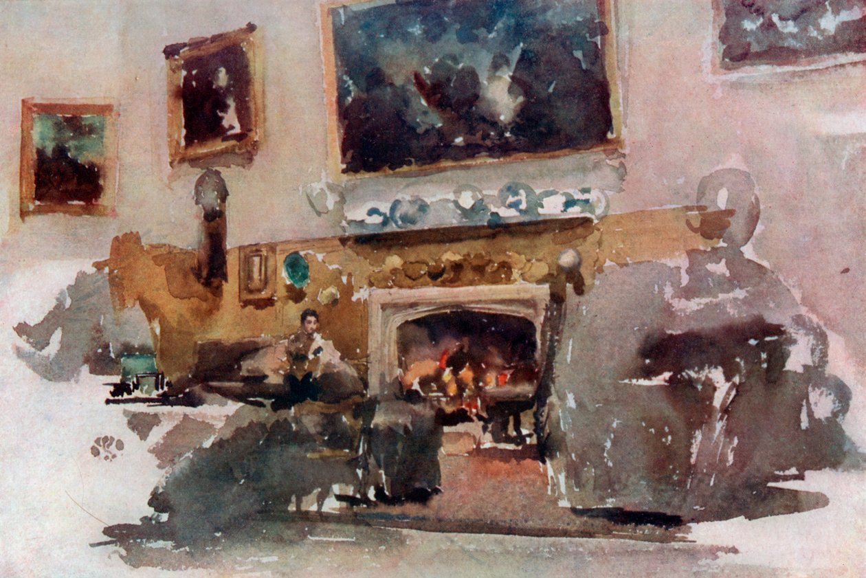 Moreby Hall, n. 1883 1904. tekijältä James Abbott McNeill Whistler
