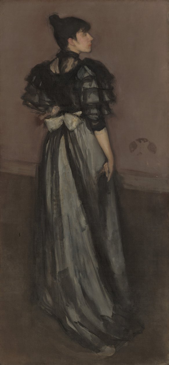 Helmi ja hopea: Andalusialainen, n. 1888--1900 (öljy kankaalle) tekijältä James Abbott McNeill Whistler