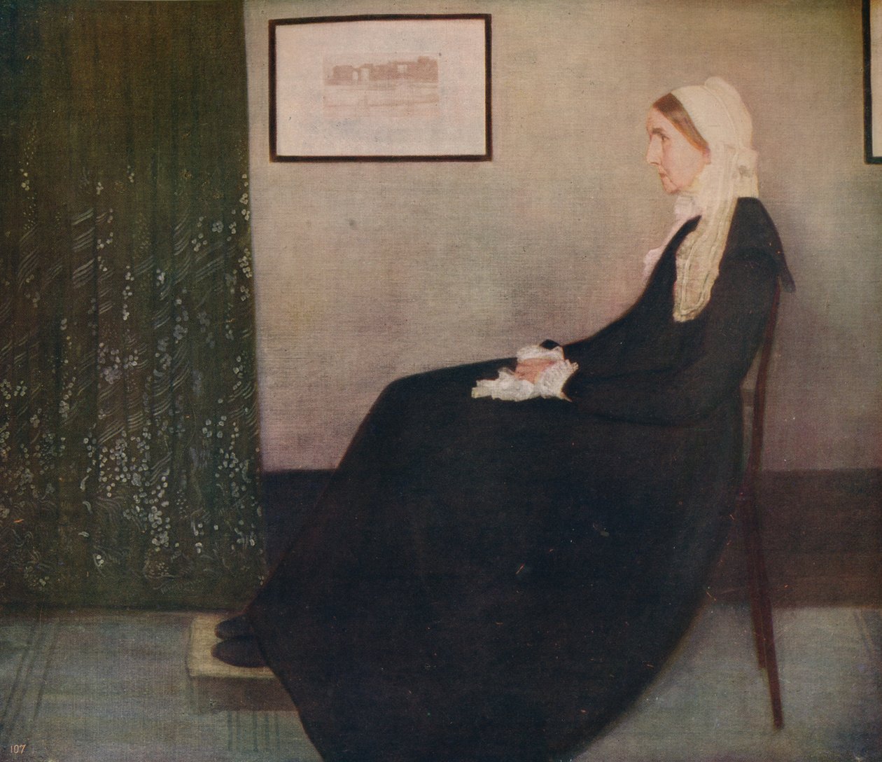 Äitini, 1871, c1915 tekijältä James Abbott McNeill Whistler