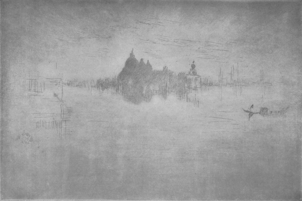 Nocturne-Salute, c1879, 1904 tekijältä James Abbott McNeill Whistler