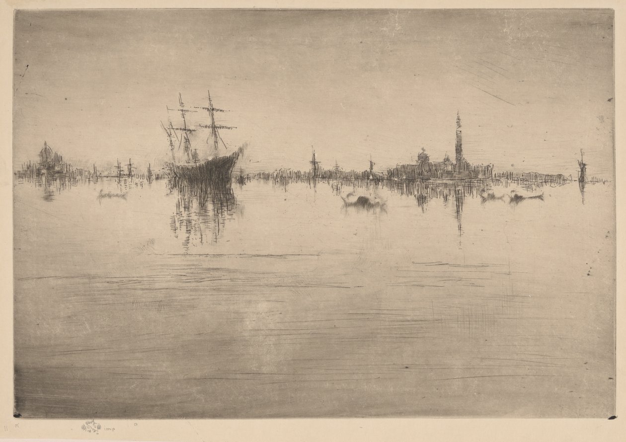 Nocturn, 1879-1880. finlandès tekijältä James Abbott McNeill Whistler