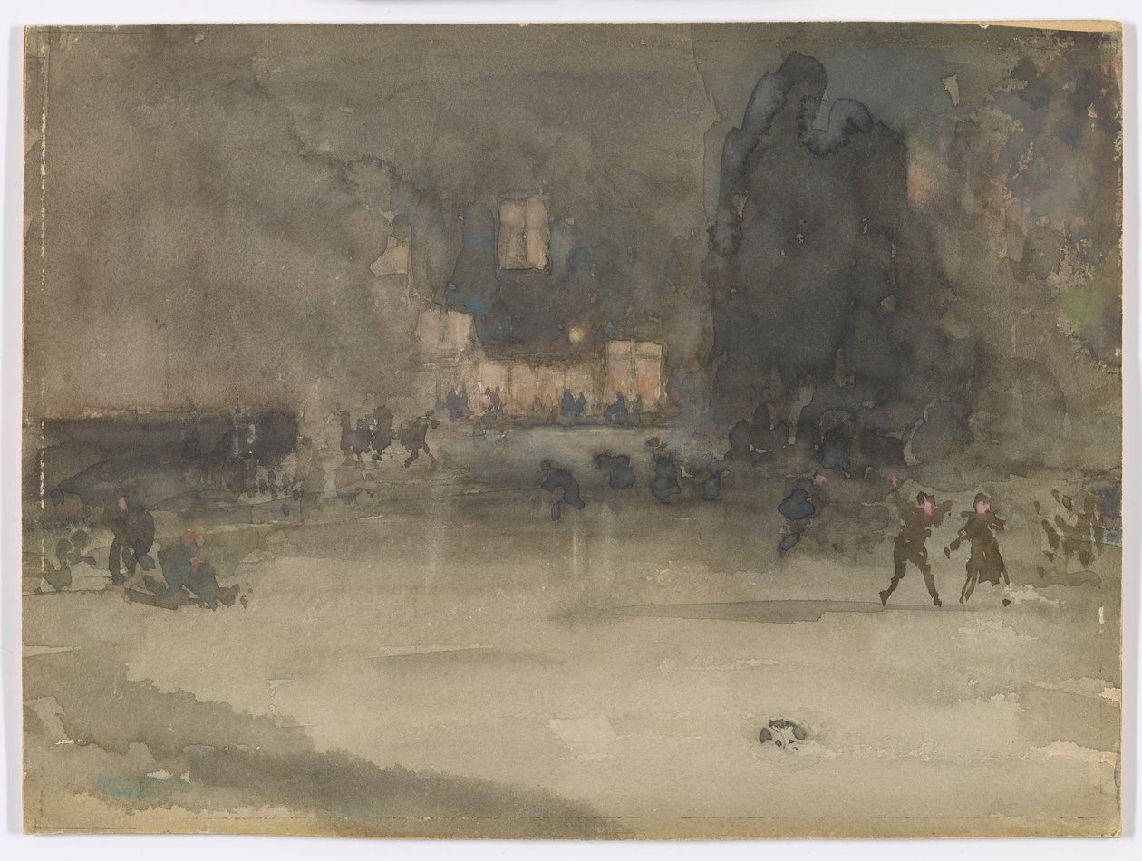 Nocturne: Amsterdam talvella, 1882. tekijältä James Abbott McNeill Whistler