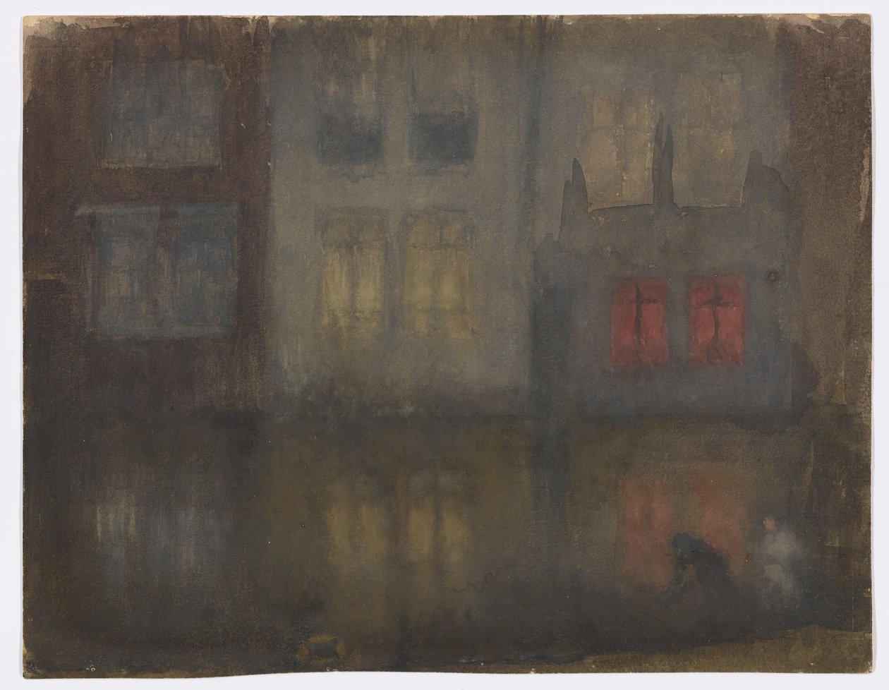 Nocturne: Back Canal, Hollanti tekijältä James Abbott McNeill Whistler
