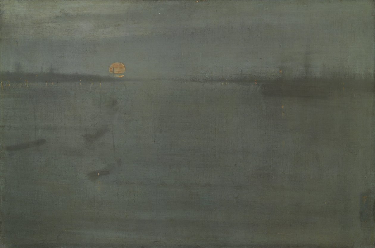 Nokturni: Sininen ja kulta - Southampton Water, 1872. tekijältä James Abbott McNeill Whistler