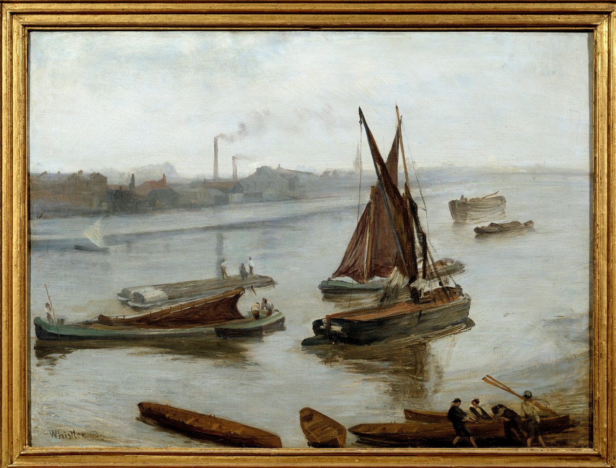 Nocturne: Sininen ja kulta – Old Battersea Bridge tekijältä James Abbott McNeill Whistler