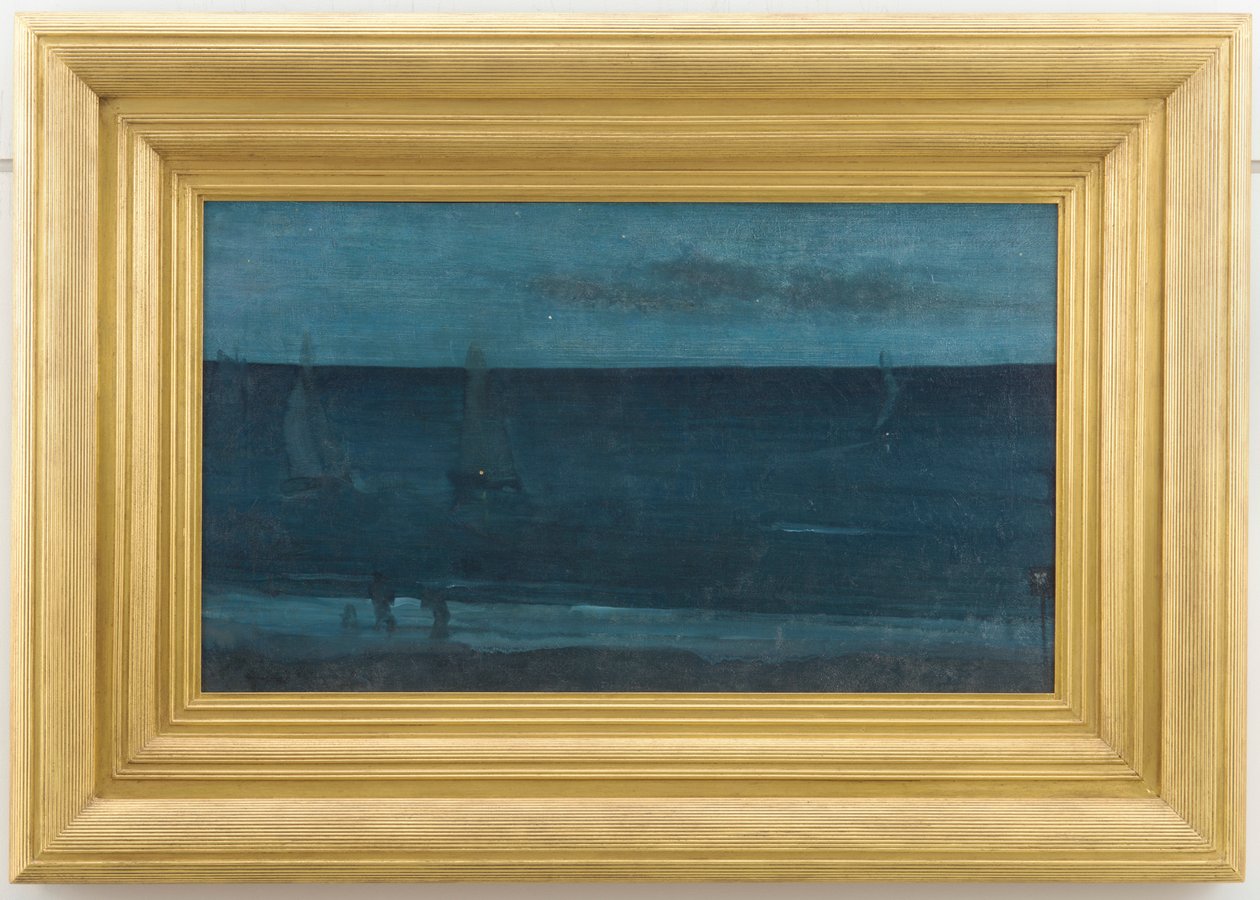 Nokturni: Sininen ja hopea - Bognor, 1871-1876. tekijältä James Abbott McNeill Whistler