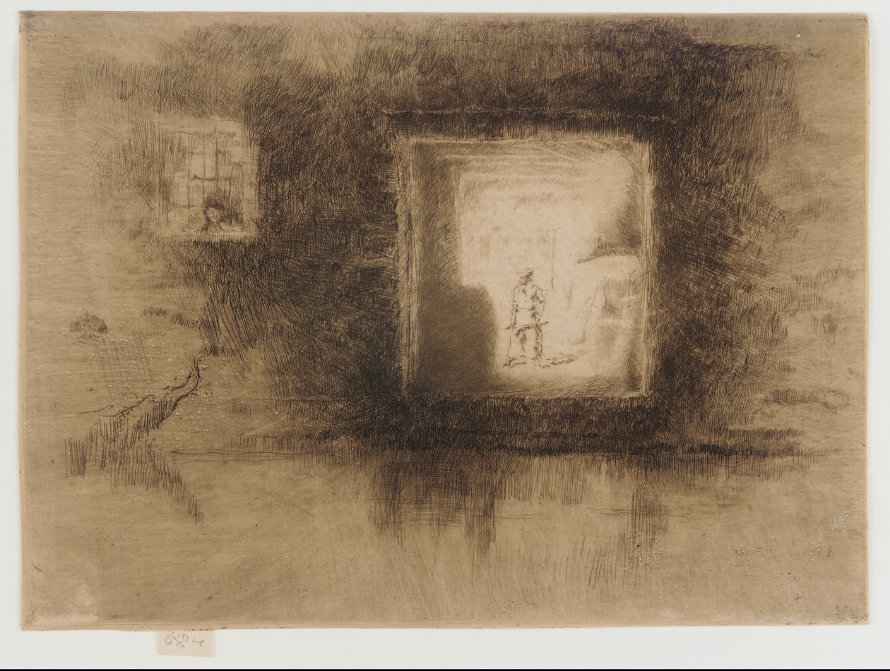 Nocturne: Furnace, 1879-1880. tekijältä James Abbott McNeill Whistler