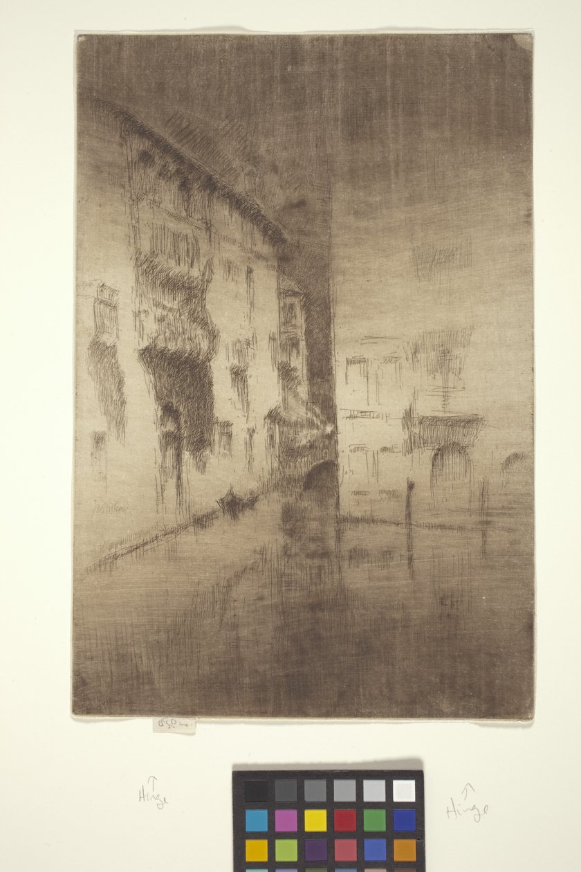 Nokturni: Palatsit (etsaus käsinpyyhinnällä) tekijältä James Abbott McNeill Whistler
