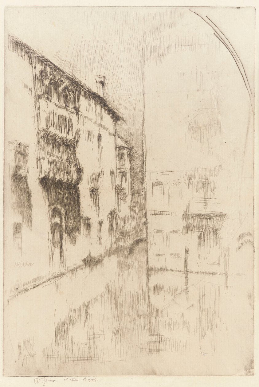 Nokturni: Palatsit, 1879-1880. tekijältä James Abbott McNeill Whistler