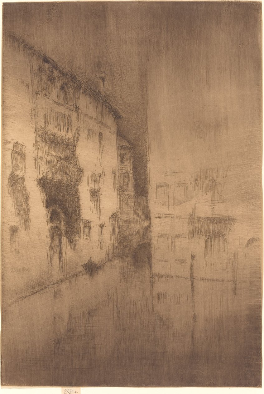 Nokturni: Palatsit, 18791880. tekijältä James Abbott McNeill Whistler