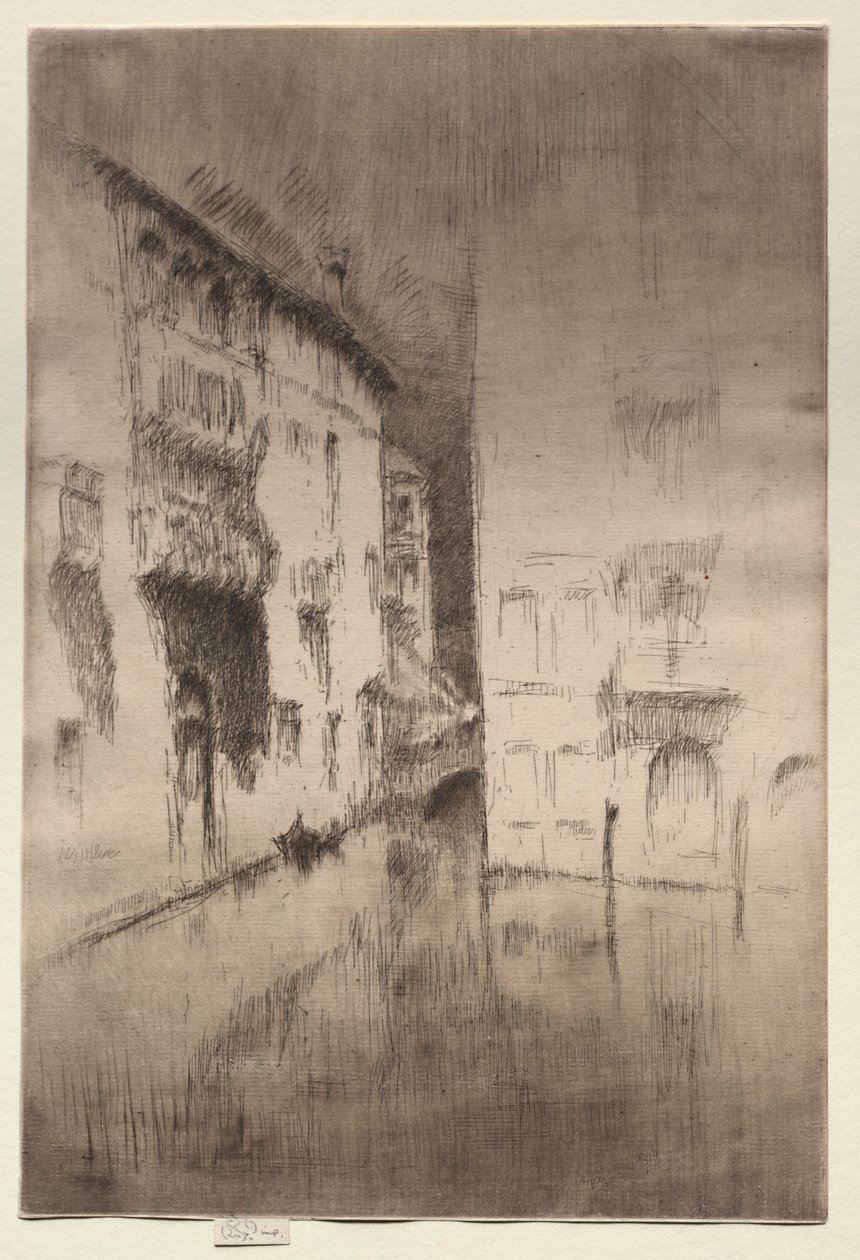 Nokturni: Palatsit, n. 1880. tekijältä James Abbott McNeill Whistler