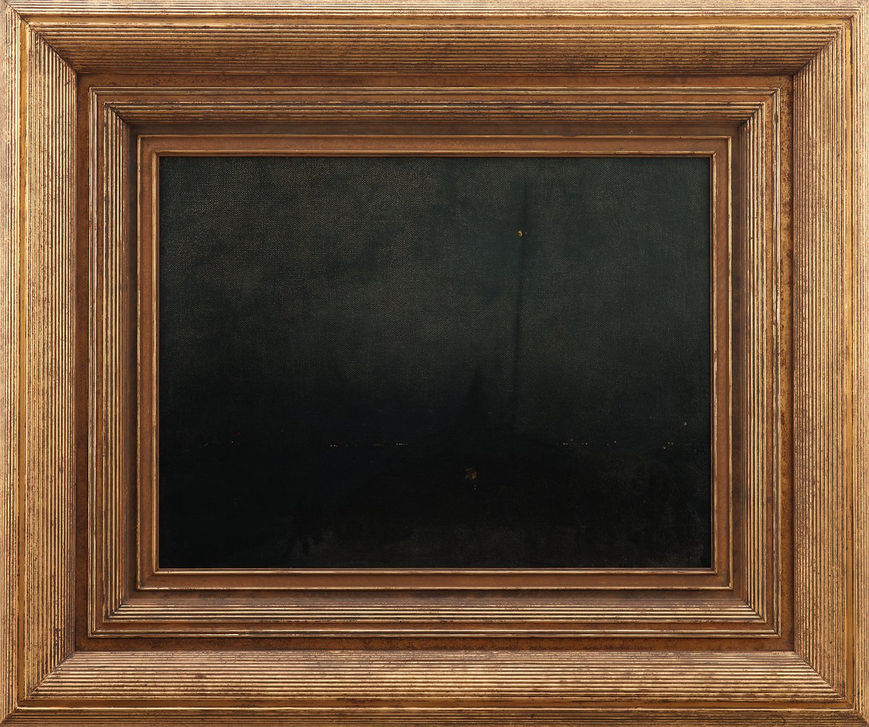 Nocturne in Black and Gold: Sisäänkäynti Southampton Wateriin, n. 1875-1876 tekijältä James Abbott McNeill Whistler