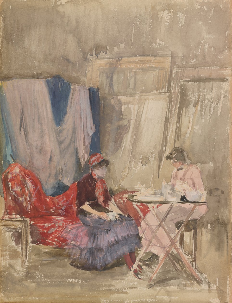 Note in Pink and Purple - The Studio, 1883-1884. tekijältä James Abbott McNeill Whistler