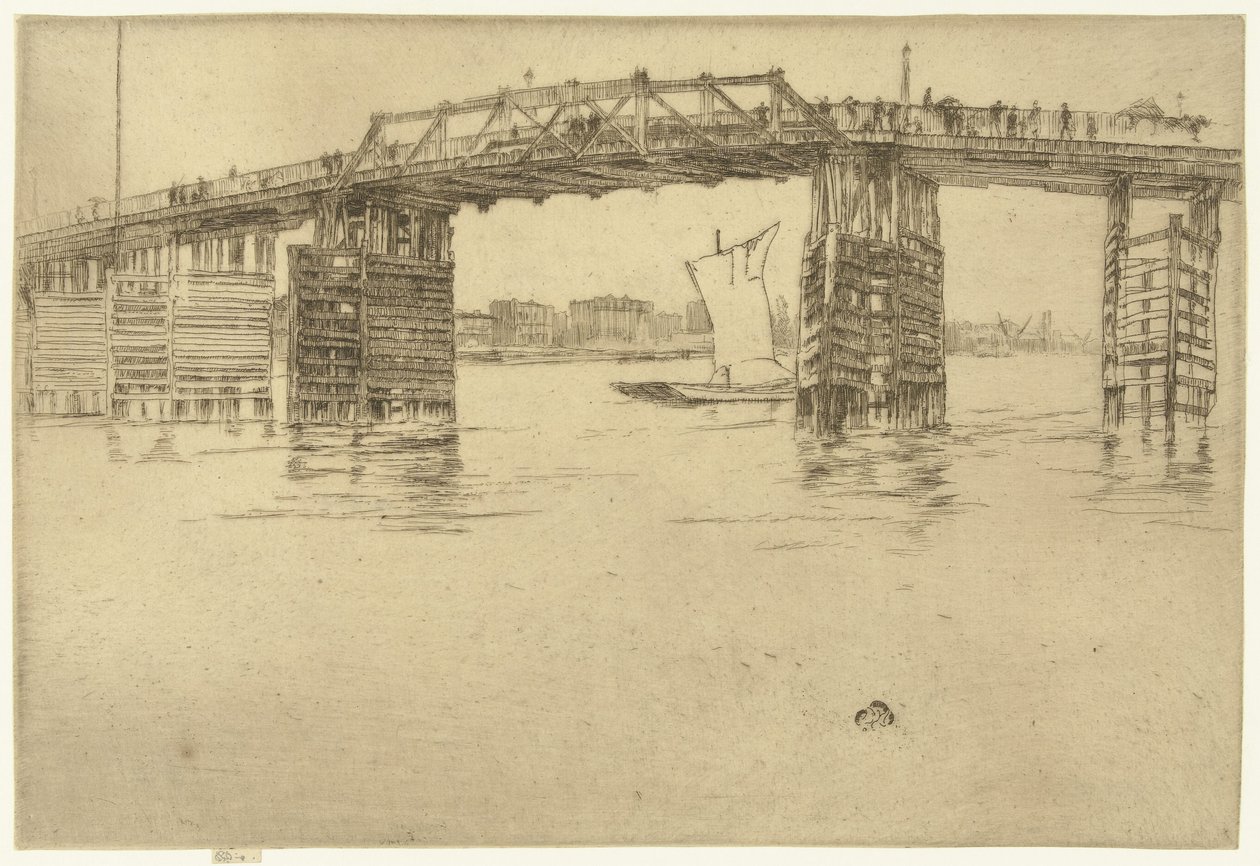 Vanha Battersean silta tekijältä James Abbott McNeill Whistler