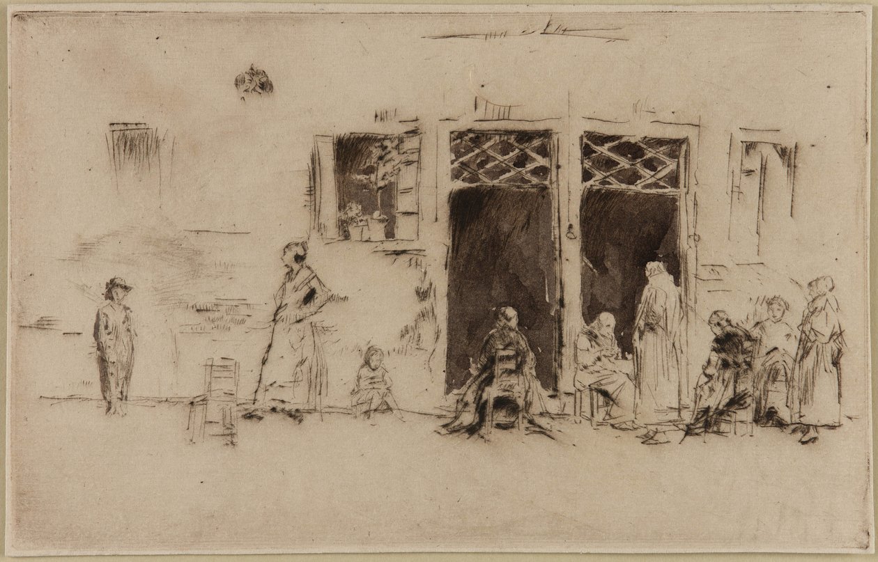 Vanhat naiset, 1879-1880. tekijältä James Abbott McNeill Whistler