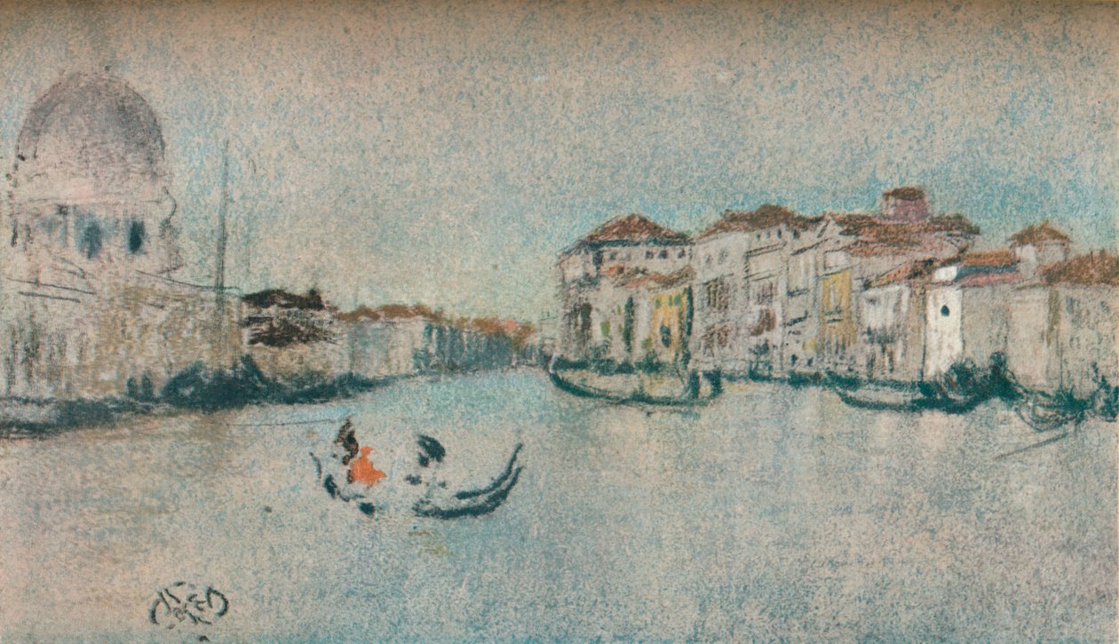Venetsialaisella kanavalla, c1854-1903, 1903 tekijältä James Abbott McNeill Whistler