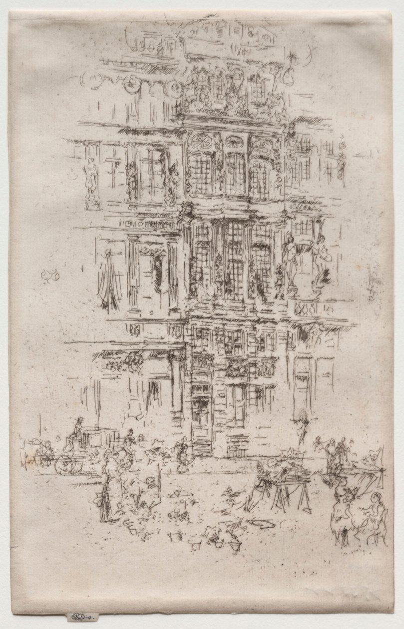 Palatsit, Bryssel. tekijältä James Abbott McNeill Whistler