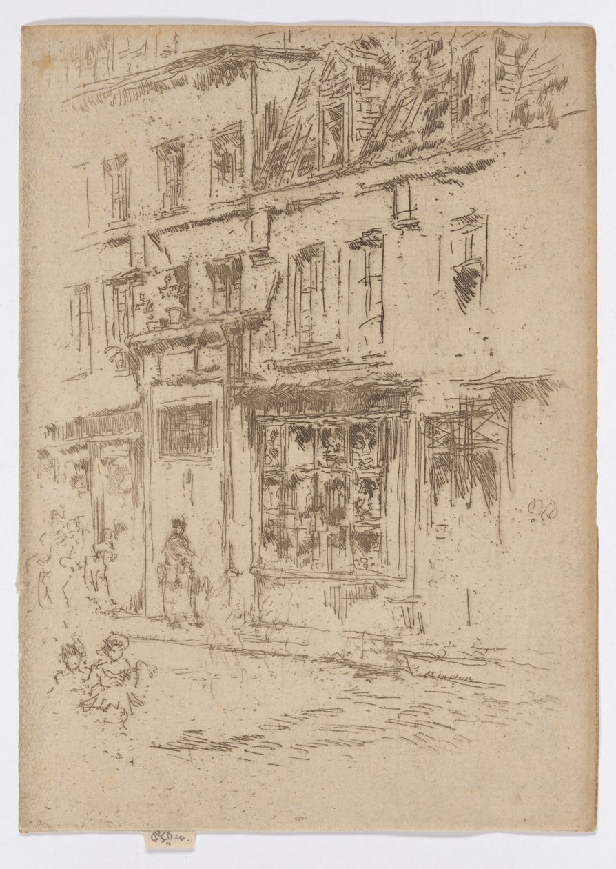 Petite Rue au Beurre, Bryssel tekijältä James Abbott McNeill Whistler