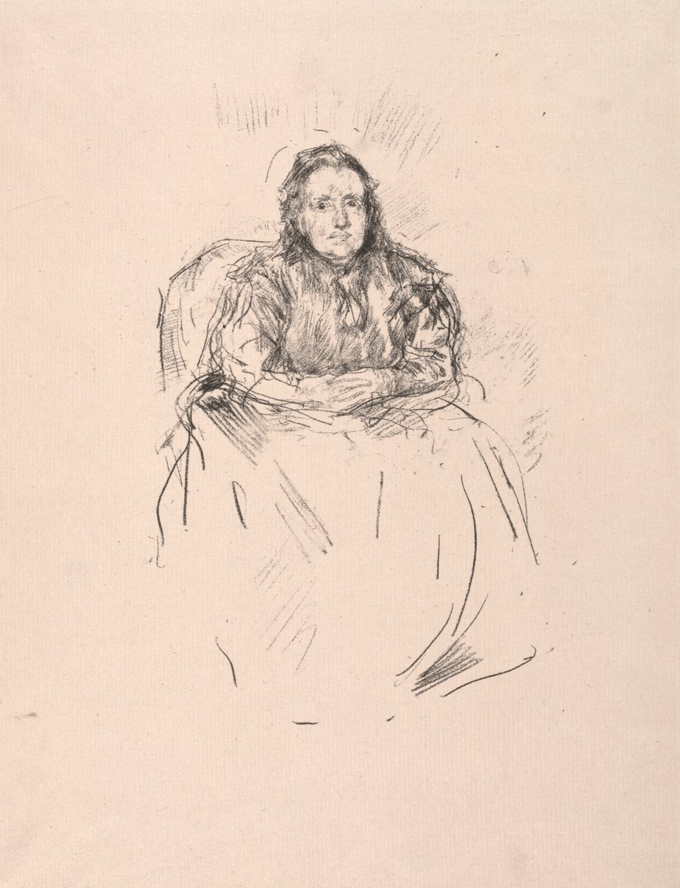 Muotokuvatutkimus - Mrs. Phillip, 1896. tekijältä James Abbott McNeill Whistler