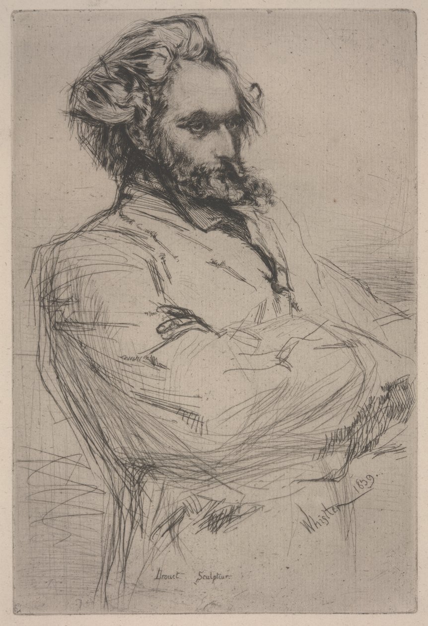 Drouetin muotokuva tekijältä James Abbott McNeill Whistler