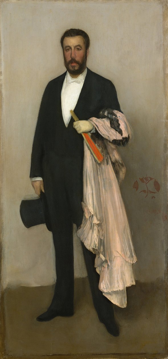 Theodore Duretin muotokuva, 1883 tekijältä James Abbott McNeill Whistler