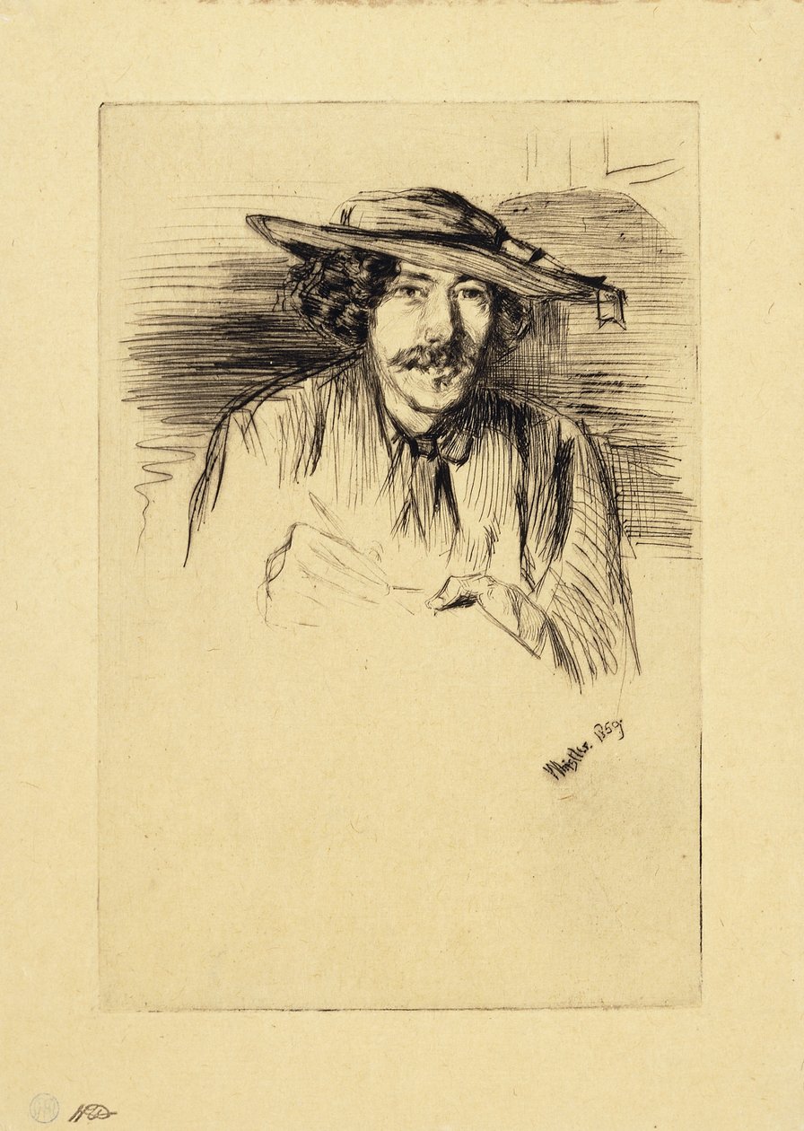 Whistlerin muotokuva, 1859 tekijältä James Abbott McNeill Whistler