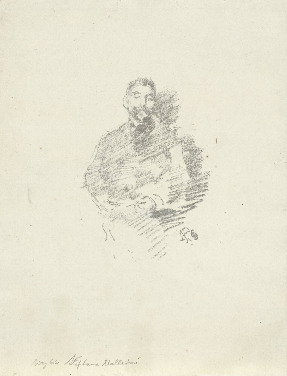 Stéphane Mallarmé muotokuva tekijältä James Abbott McNeill Whistler