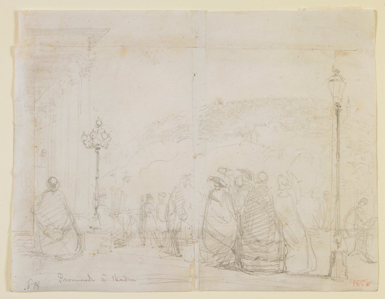 Kävele Badenissa, 1858. tekijältä James Abbott McNeill Whistler