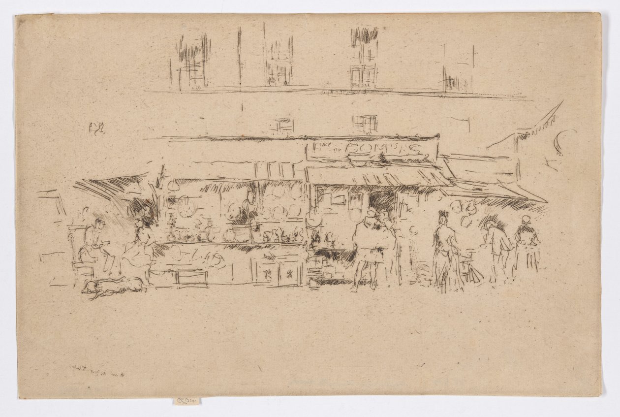 Quai de Montebello tekijältä James Abbott McNeill Whistler
