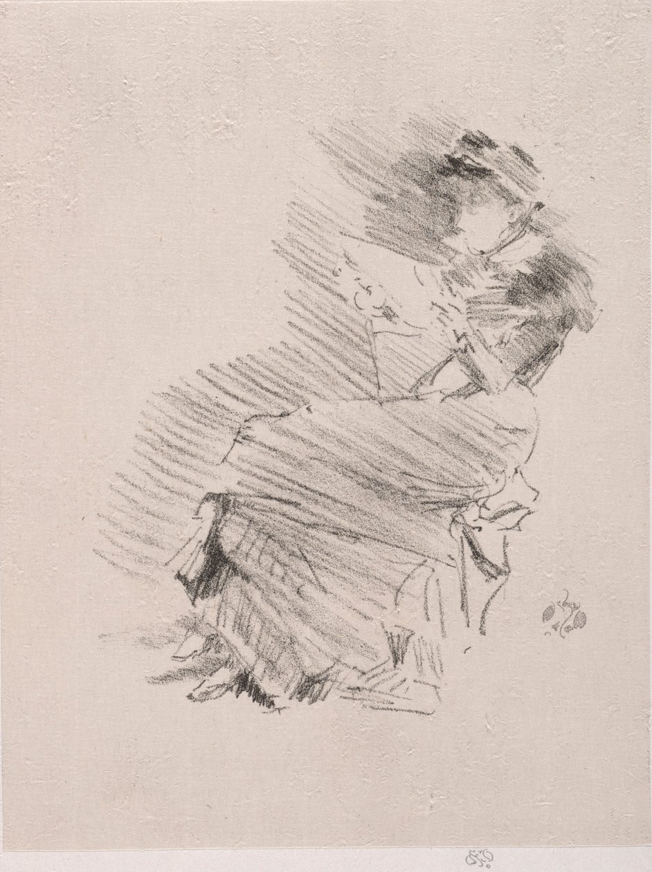 Lukeminen, 1879. tekijältä James Abbott McNeill Whistler
